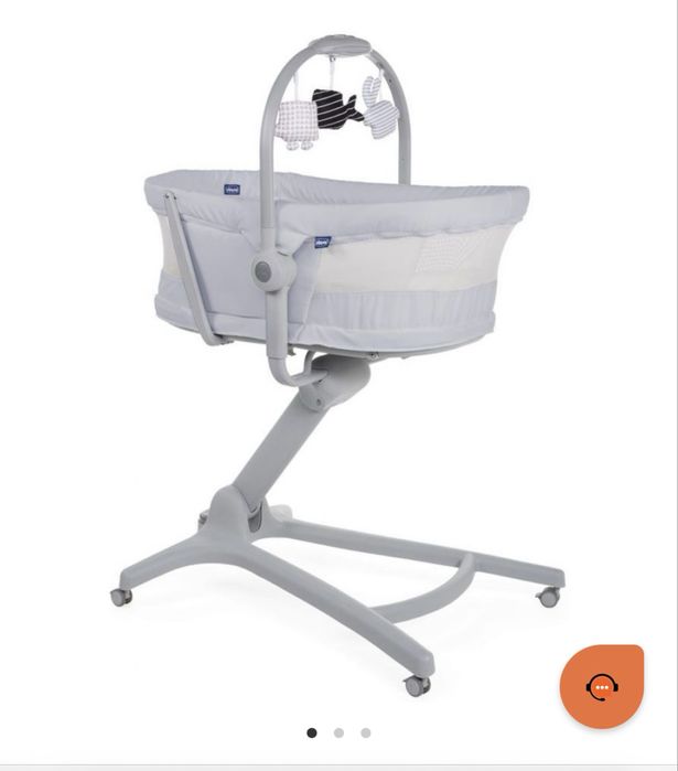 Chicco Baby Hug Air-patut, scaun de masa cu toate accesoriile incluse