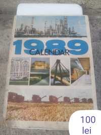 Vând calendar din perioada comunistă
