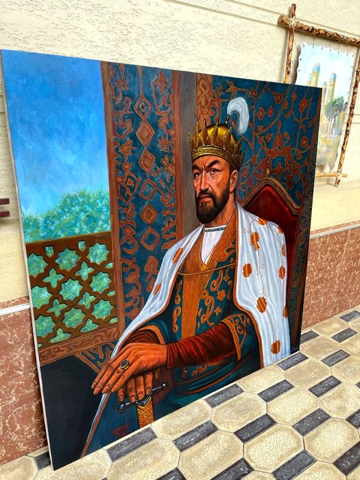 Amir Temur Портрет Kartina Картина
