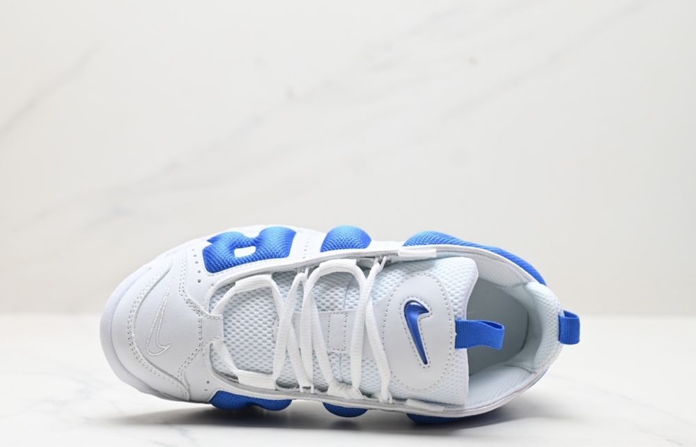 Nike More Uptempo White/Blue -40,41,43,44,45
