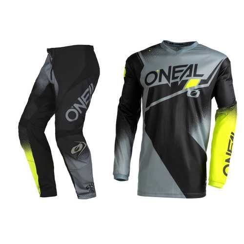 Мотокрос екип O'NEAL RACEWEAR V.22 BLACK/GRAY/NEON YELLOW мотор крос