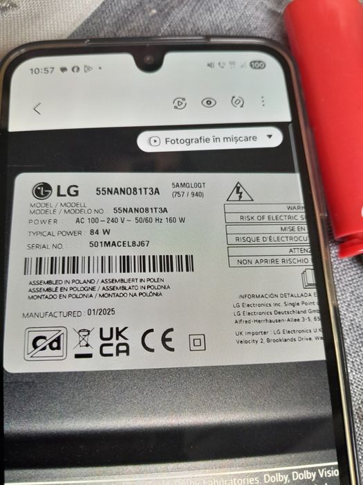 Vând televizor LG de piese mare cu cutie și telecomanda doar în Timiș