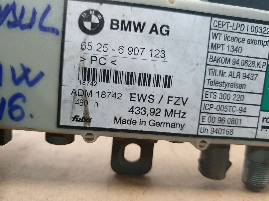 Amplificator antena BMW 3 IV E46 1998 - 2005  65.25-6 907 123