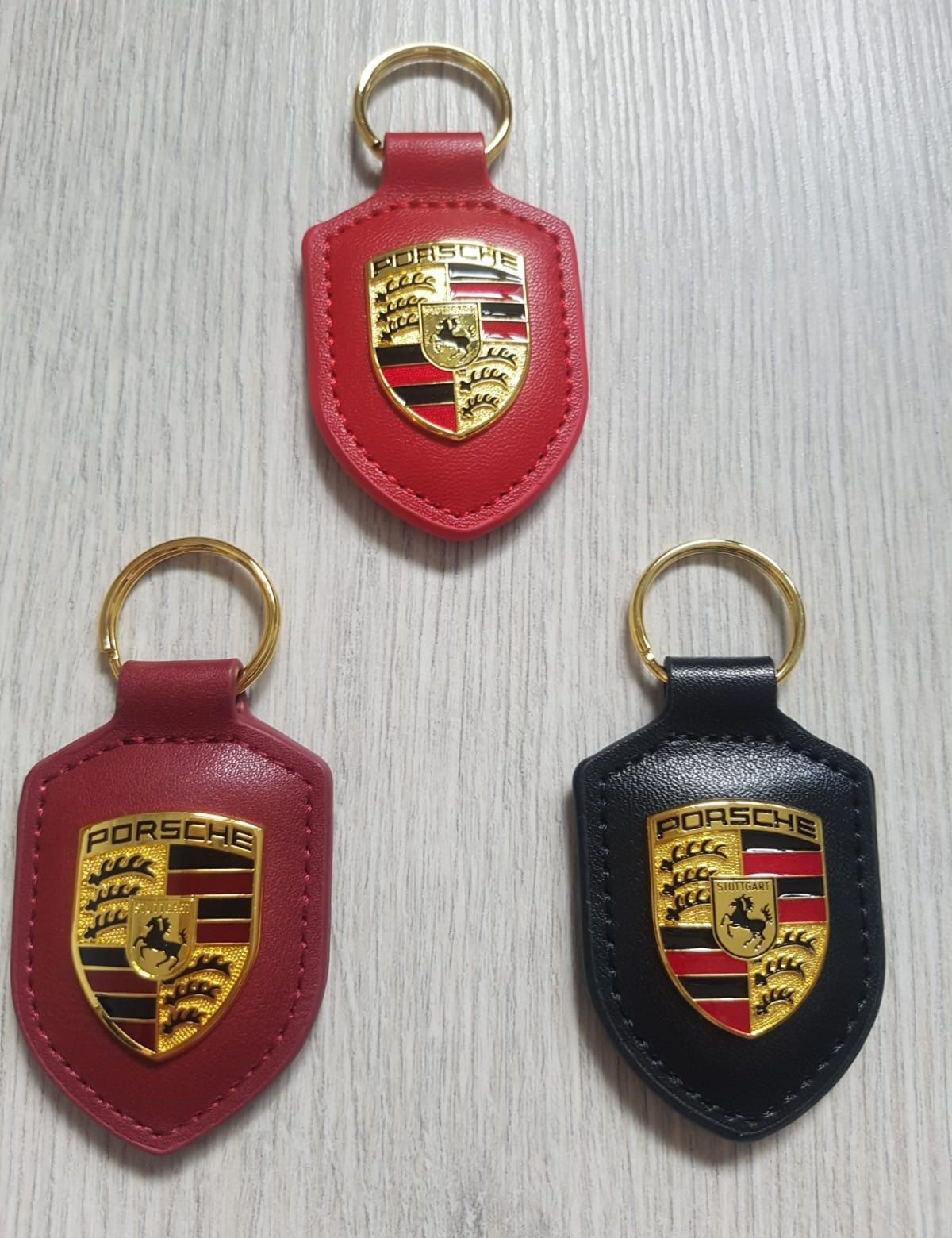 Breloc-Piele-Sigla-Logo-Emblema-Porsche-Cayenne-Panamera-Cayman-911