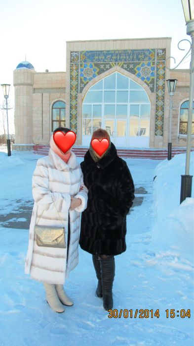 Продается белая шуба