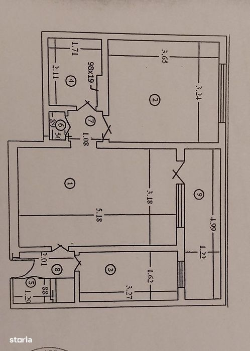 Apartament 2 camere Crangasi 4/4