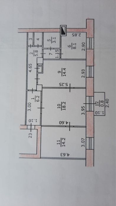 Продам 3х комнатную квартиру