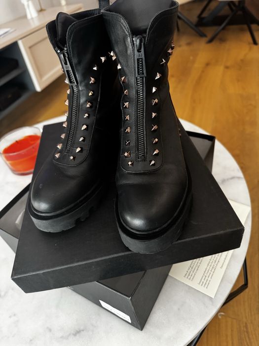 Musette piele bocanc piele integral