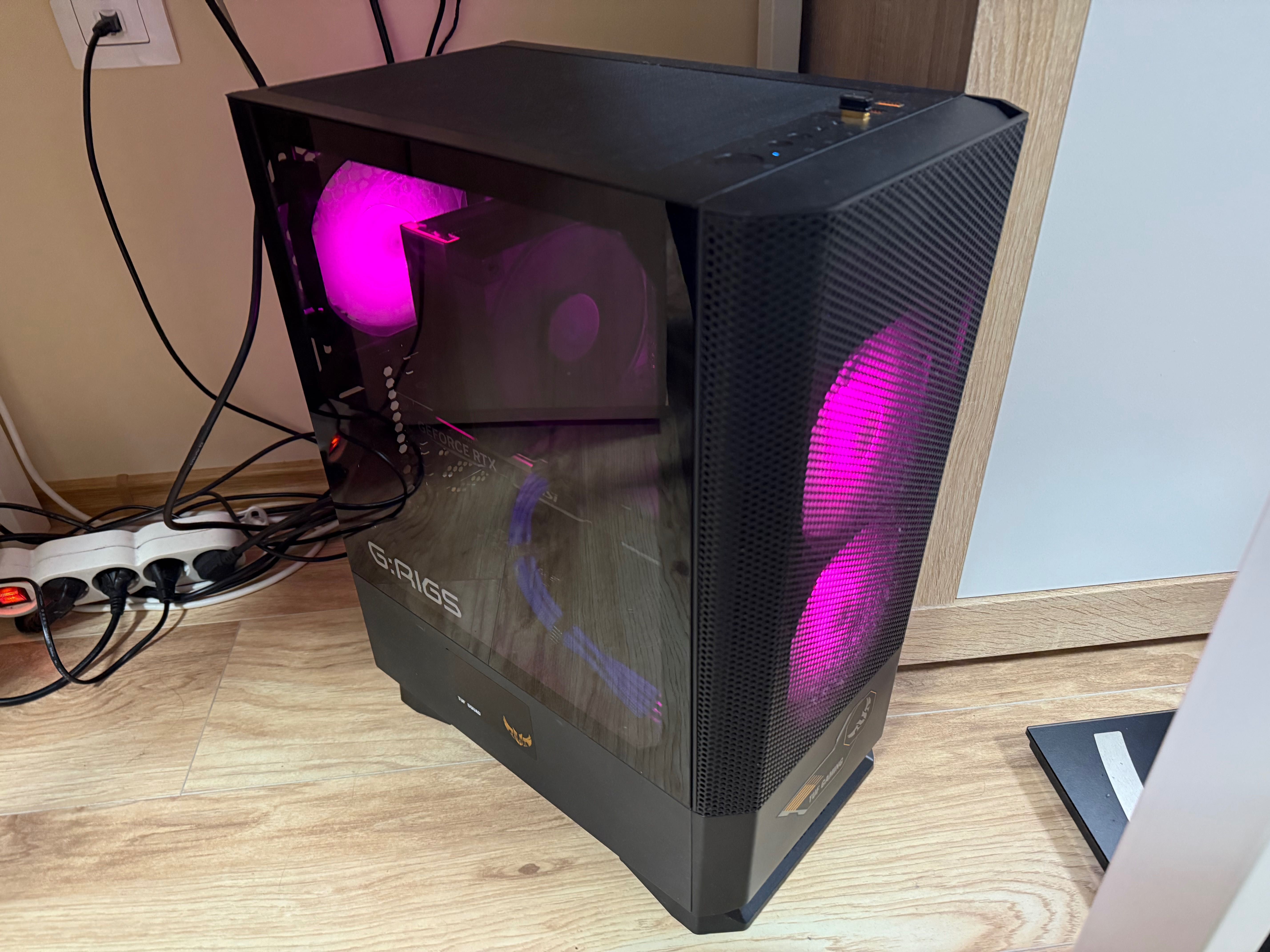 Геймърски компютър G:rigs (Nvidia RTX 4070, AMD Ryzen 7 5700)