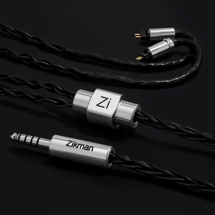 Zikman Rhine 7N OCC Pure Copper Audiophile IEM Cable Nou, 2 Pin, 4.4mm