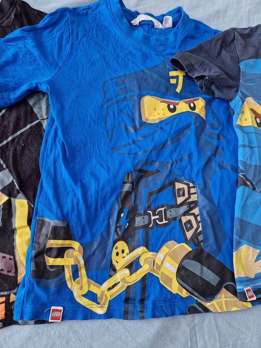 Lot 4 tricouri H&M ninjago, mar 122-128