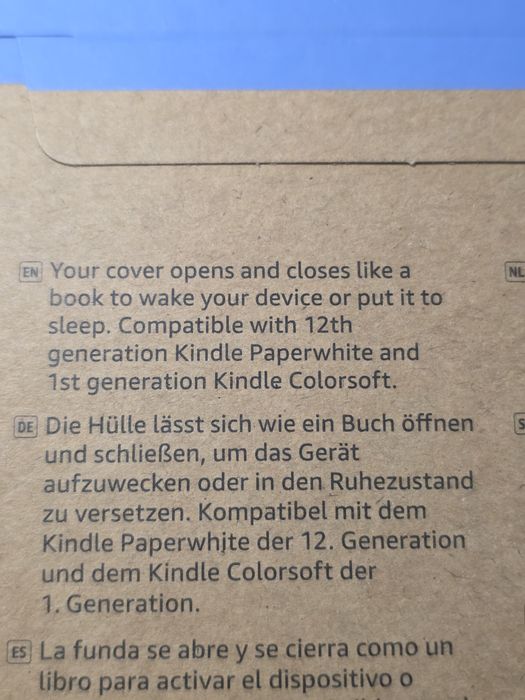 Husa originala amazon kindle paperwhite gen 12 / colorsoft sigilata