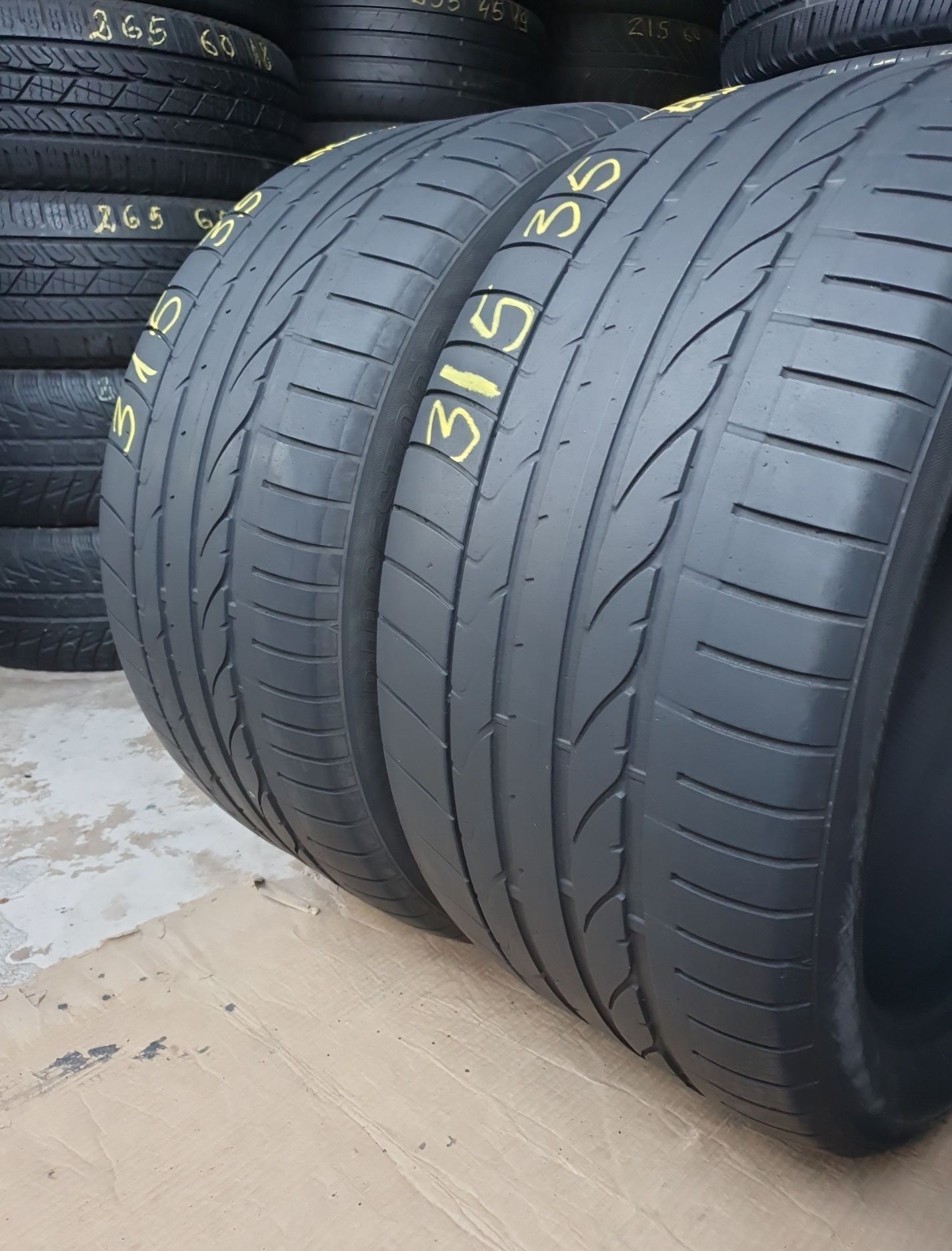 2 Anvelope Vară Bridgestone 315 35 ZR21  DOT 2221.