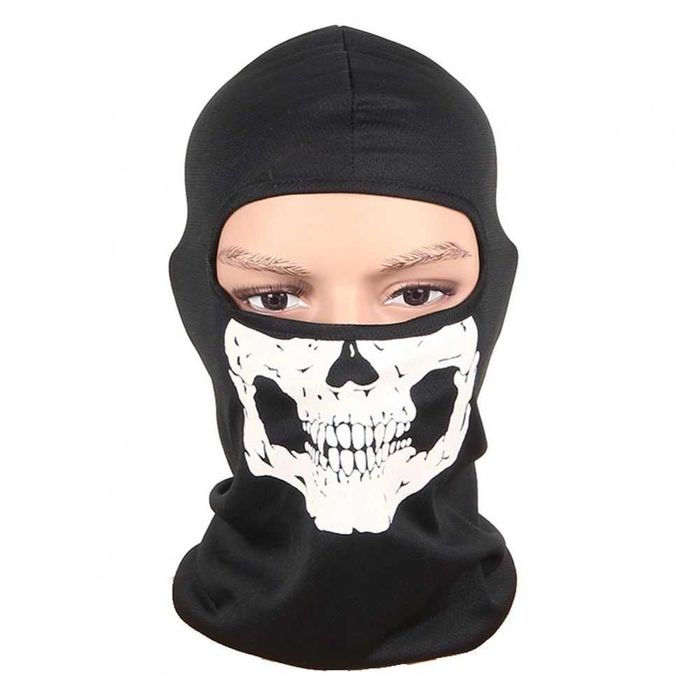 Cagula SKULL masca gat fata urechi protectie vant frig ski bicicleta