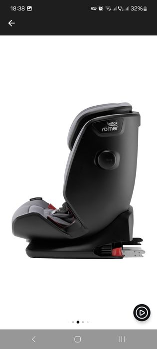 Scaun auto copii Isofix 9-36kg Britax Romer ADVANSAFIX IV R Air Silver