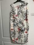 Rochie alba cu imprimeu floral