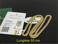 Bijuteria Royal CB : Lant aur nou 14k Monaco stil Cuban 14,90gr