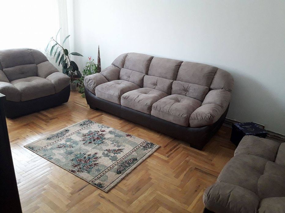 Set elegant Mobexpert – Canapea + 2 fotolii rotative
