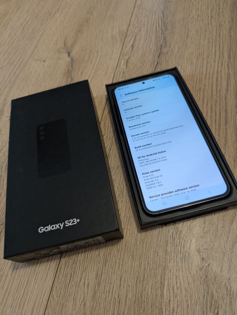 Samsung S23+ Dual SIM / 512 GB / 8 GB / Phantom Black
