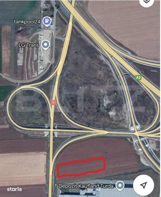 Teren intravilan in Mihai Viteazu, langa Turda, 4632 mp