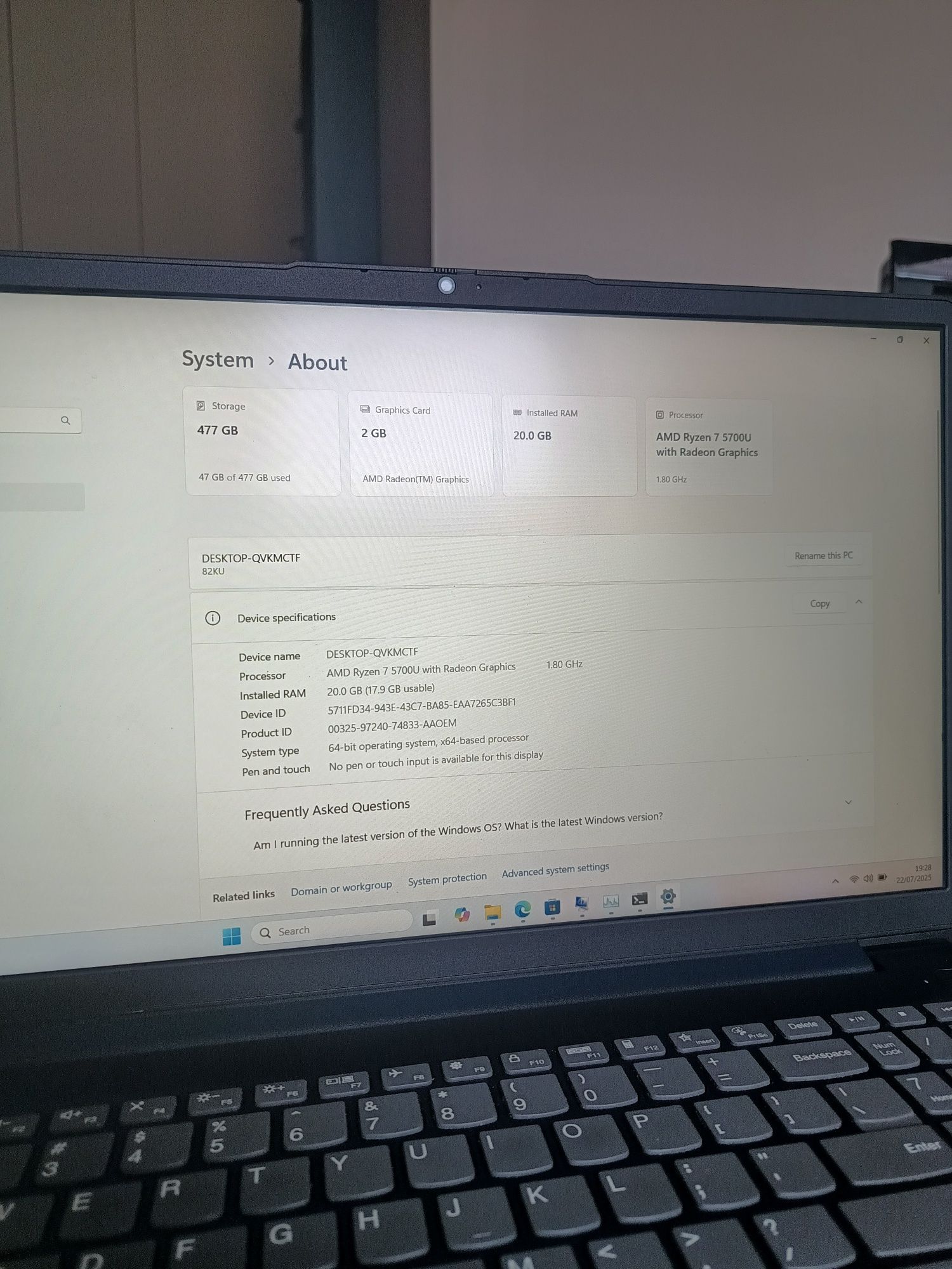 Лаптоп Lenovo IdeaPad 3 15ALC6