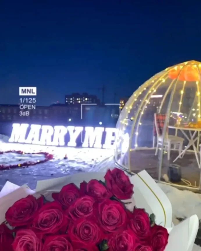 MARRY ME от 15000тг, свидание на крыше, предложение руки и сердца