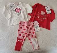 Сет бебешки дрешки за момиче Chicco нови с етикети 62 размер