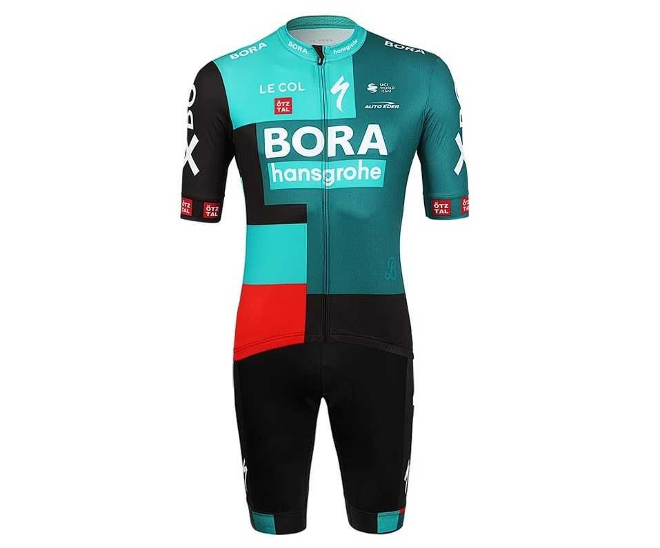 Echipament ciclism BORA Hansgrohe 2023 set pantaloni tricou NOU