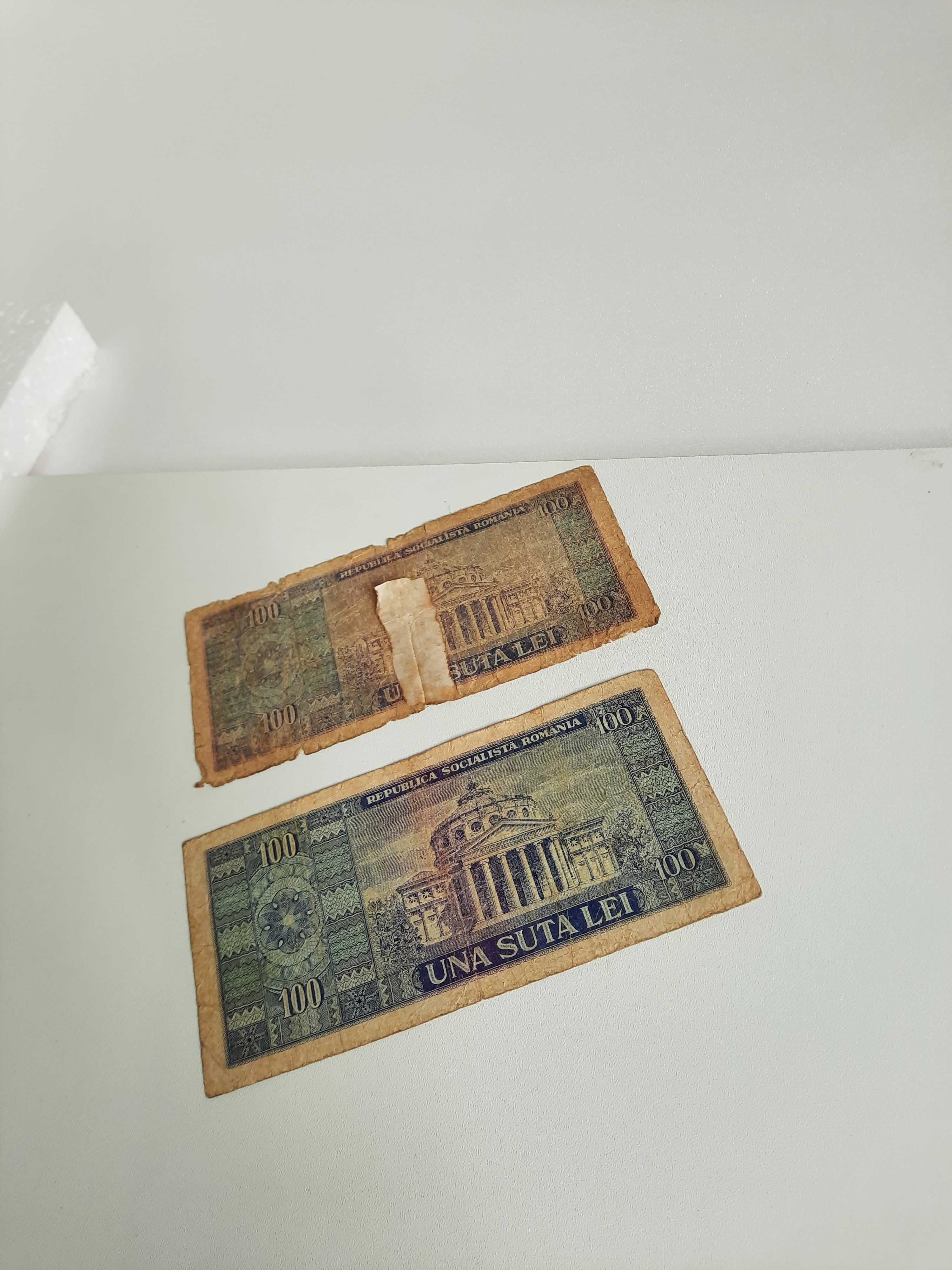 Una suta lei 100 lei bancnota