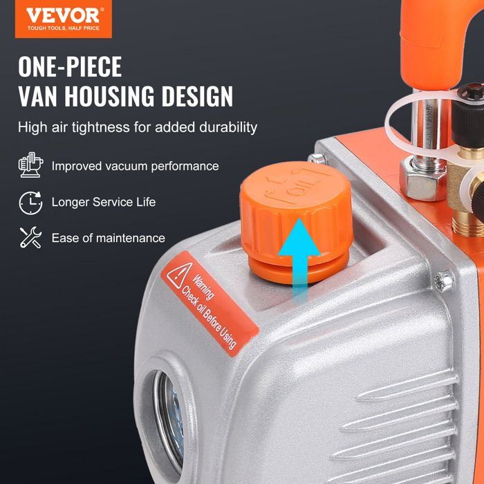 Pompa Vacuum și Set Manometru AC 0.26 KW, R134a/R410a