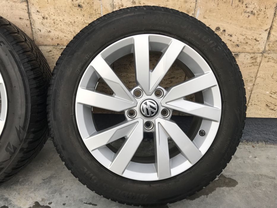 Jante Roți 16 VW Caddy Touran Golf 5 6 7 8 Anvelope iarna 205 55 R16