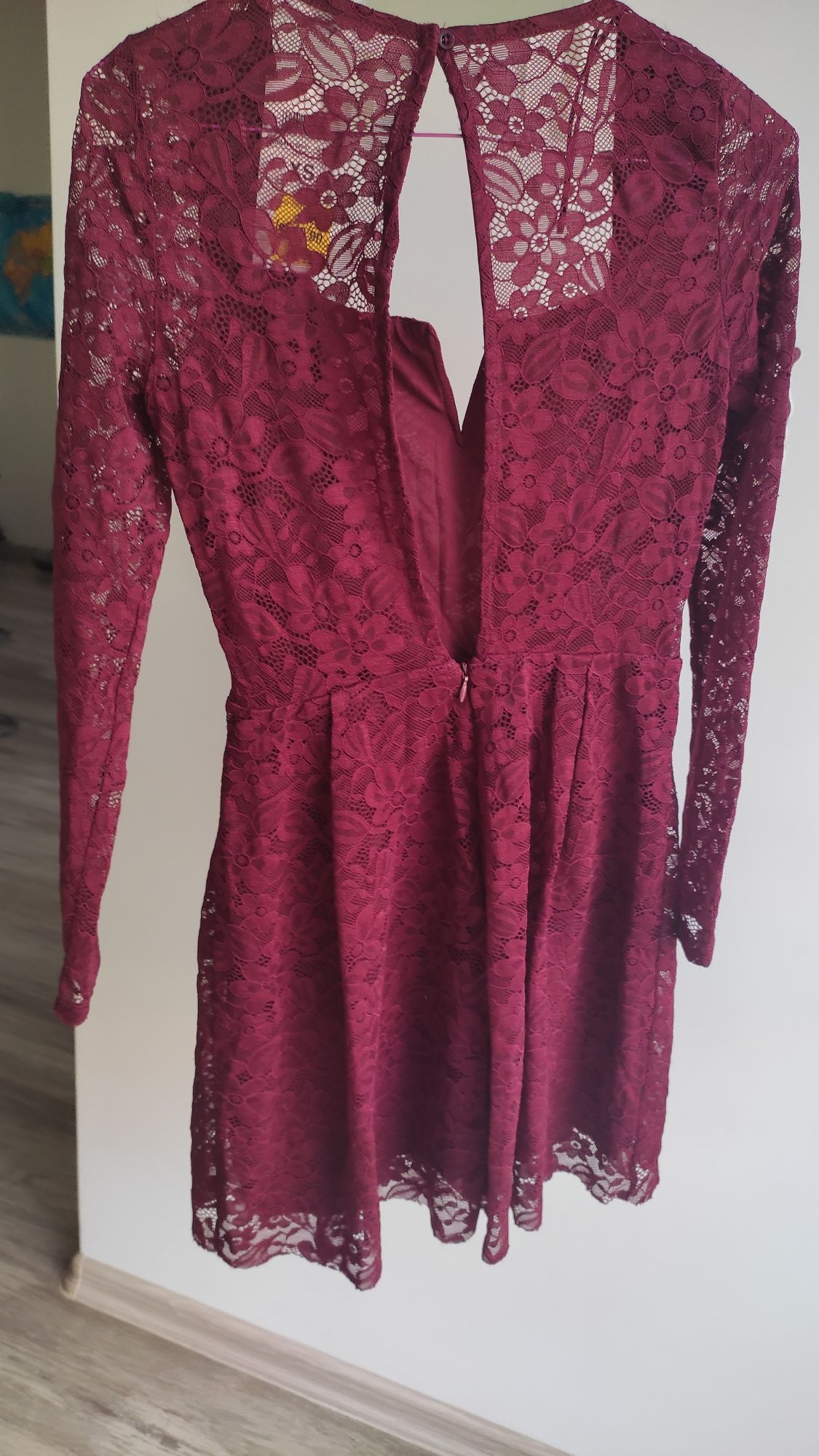 Rochie bordo/ neagră