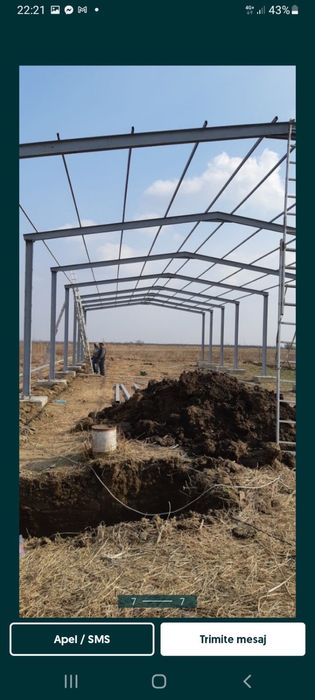 Confecții hale pe structura metalică