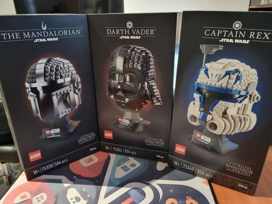 LEGO Helmets / busturi lego de colectie, noi, originale, sigilate