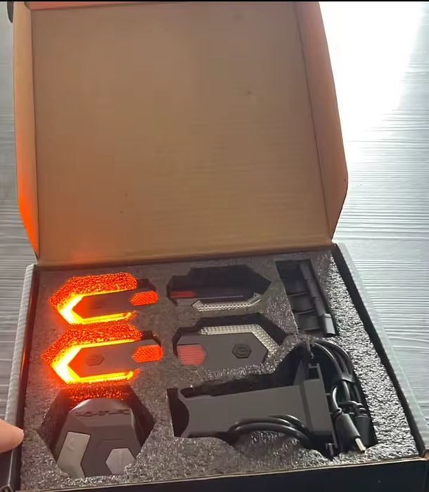 Semnalizare wifi bicicleta/trotineta/scooter față/spate, claxon, alarm