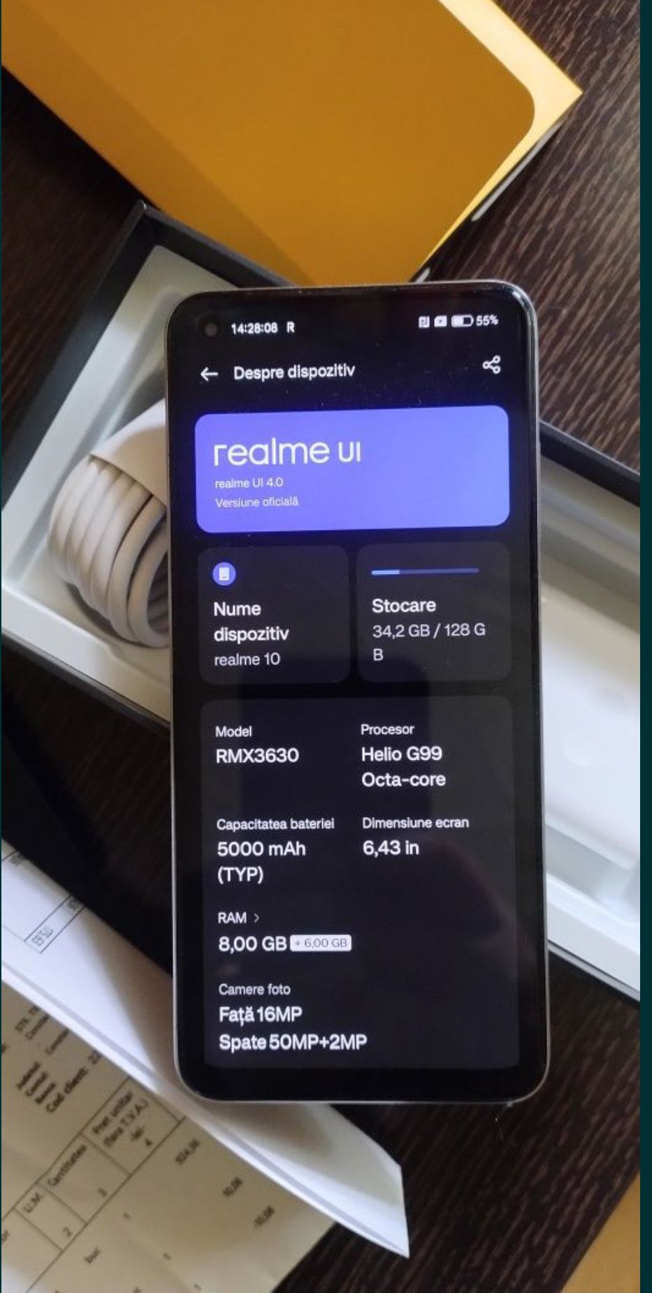 Realme 10 ca nou 128gb/8gb ram