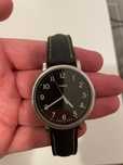 Vand Ceas Unisex Timex Indiglo CR 2016 CELL Curea Negra Piele