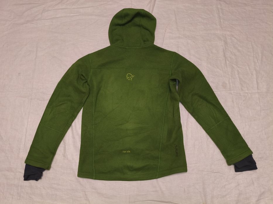 Polar Norrona Narvik Polartec mărime L bărbat gluga fermoar calduros