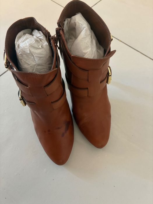 Обувки Ralph Lauren, 36 номер, естествено кожа, кафяви боти