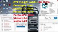 SSD512  PTT Tech Tool 2.8.221 & Impact 11.2021 Prosis Vocom Vodia