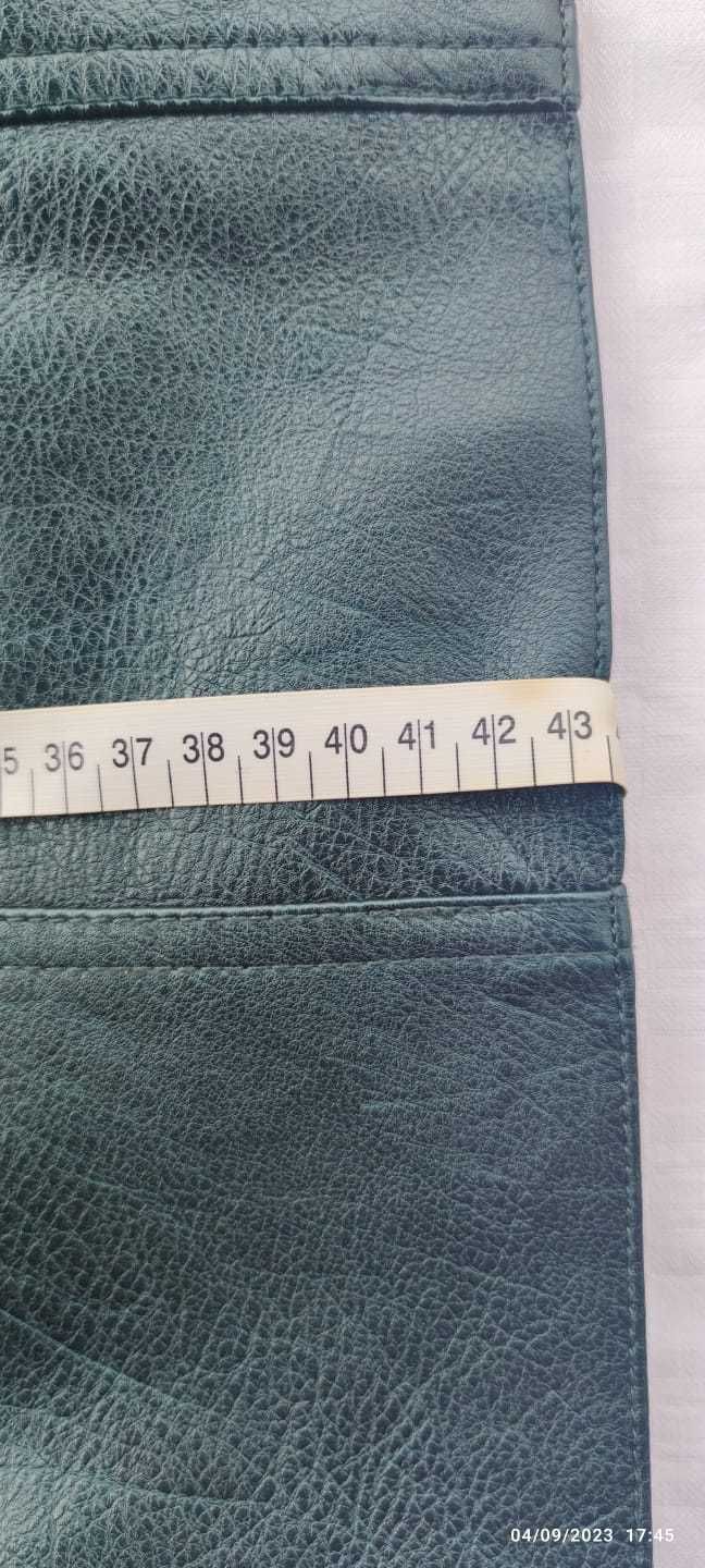 Fusta mini piele naturala Pepe Jeans, deosebita, verde smarald.