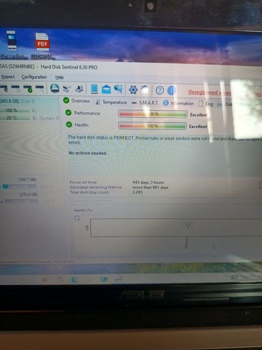 Laptop Asus i7 8gb ram windows 10 pro hdd500gb si placa invidia g forc