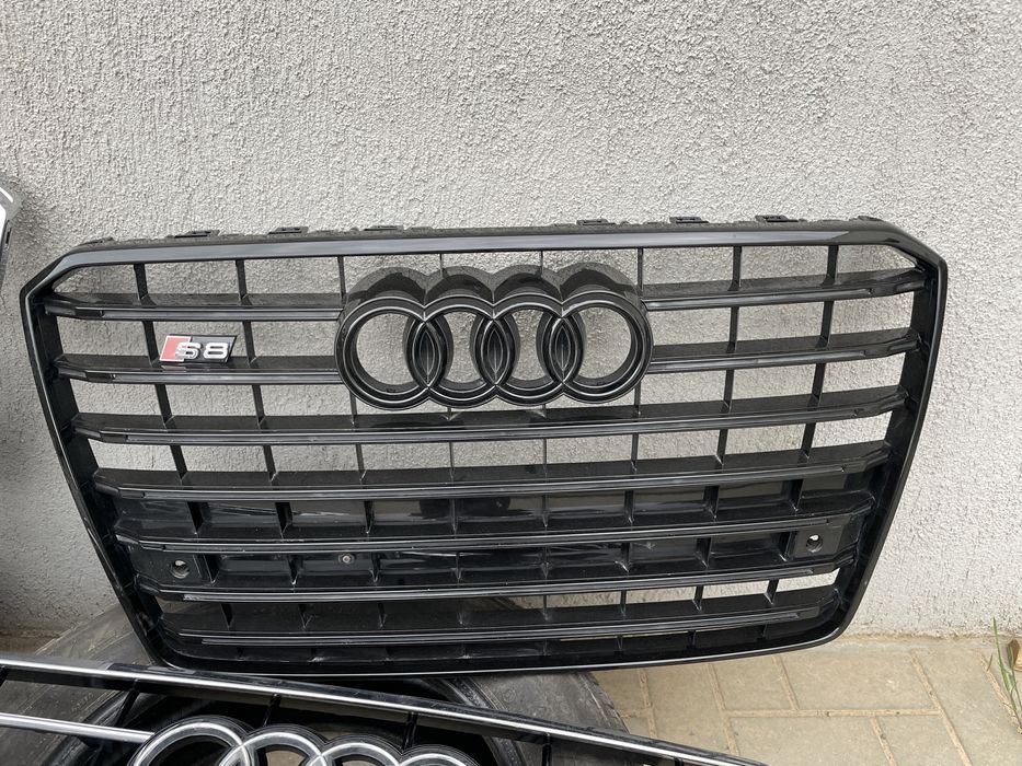 Grila centrala radiatoare Audi A8 S8 4h d4