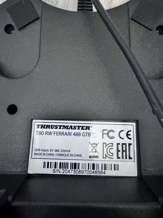 Thrustmaster T80 Ferrari 488 GTB Edition – Volan + Pedale PS4/PS5/PC
