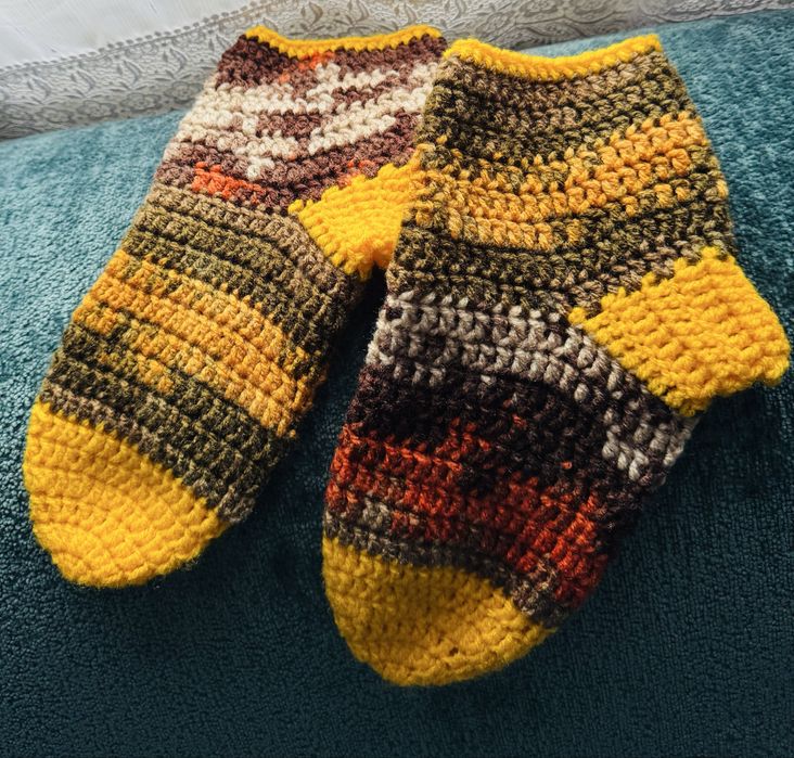 Ciorapi grosi realizati manual