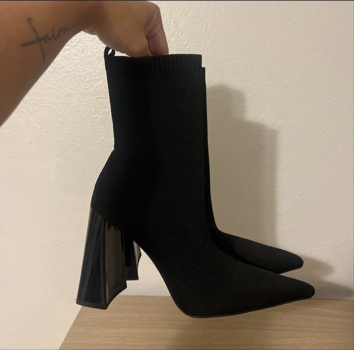 ботильоны , сапоги на каблуке