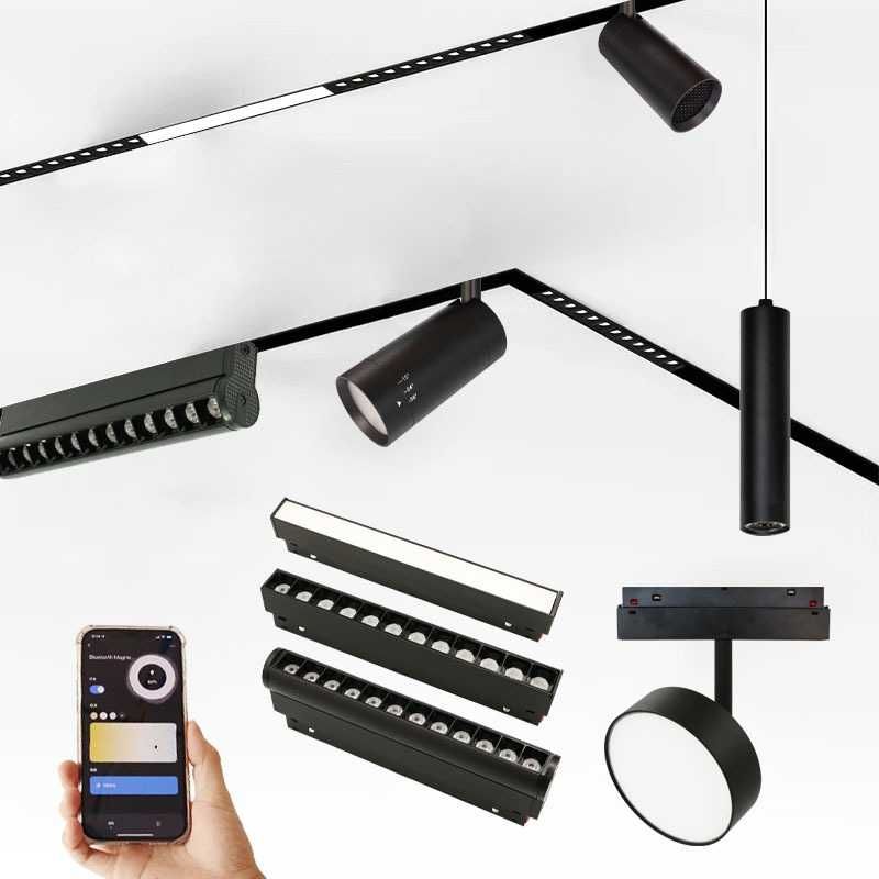 Магнитные трековые светильники  magnetic track lights рельс rels