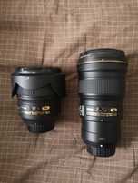 Nikon 24mm f 1.4  și Nikon 300mm f4 VR