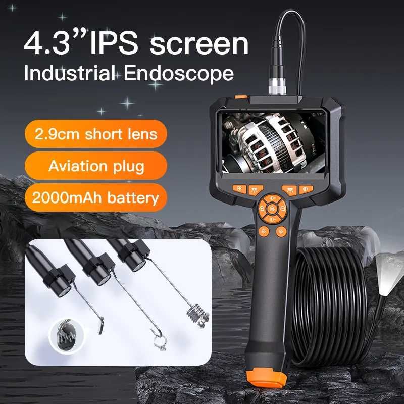 Camera endoscop, 4.3", Full HD, cablu 5 metri, lentila 8mm,TSS-G30-M