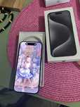 Iphone 15 pro black titanium